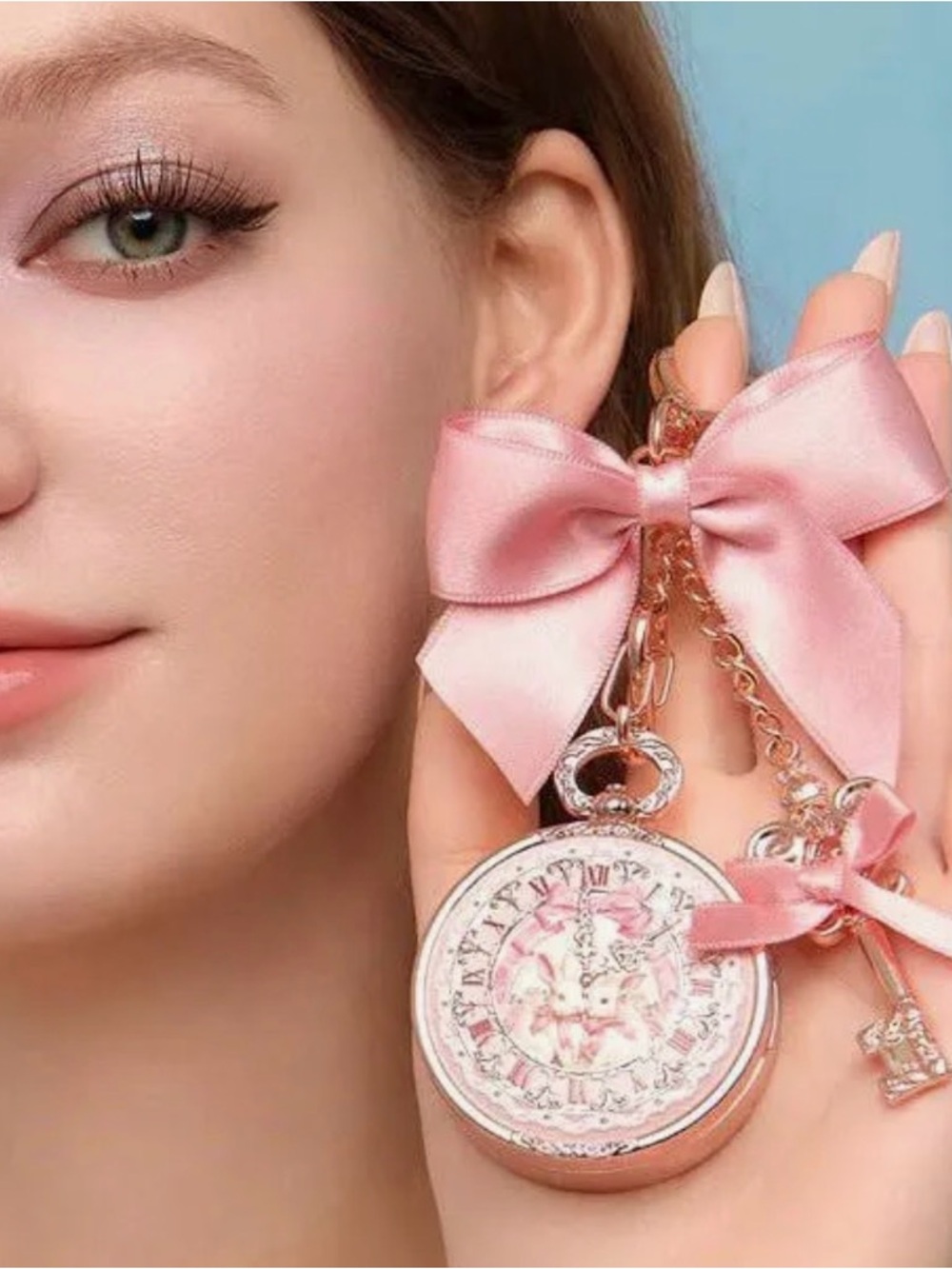 Flower Knows Bunny Garden Collection Lip Balm Keychain